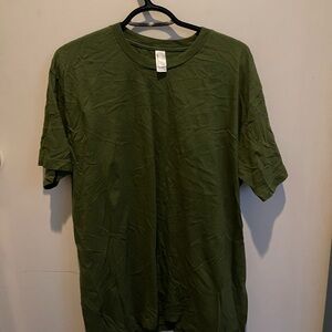 American apparel green tee xl.